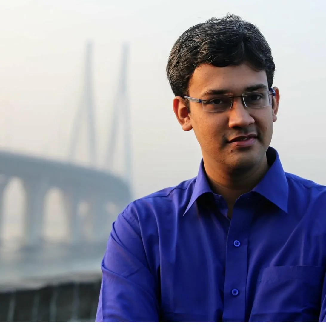 Ramalingam by the Bandra-Worli Sea Link in Mumbai
